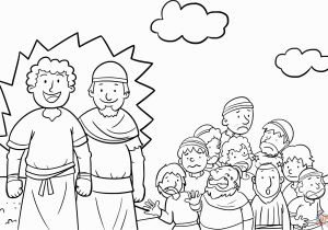 Joshua and Caleb Bible Coloring Pages Joshua and Caleb Brought Back A Good Report Coloring Page