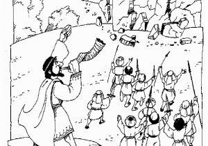 Joshua and Caleb Bible Coloring Pages Joshua and Caleb Leading israeli Troops According to God S