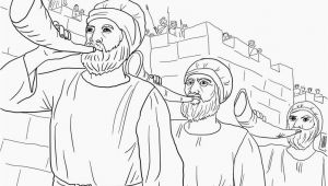 Joshua and the Battle Of Jericho Coloring Page Coloring Pages Battle Jericho Coloring Home