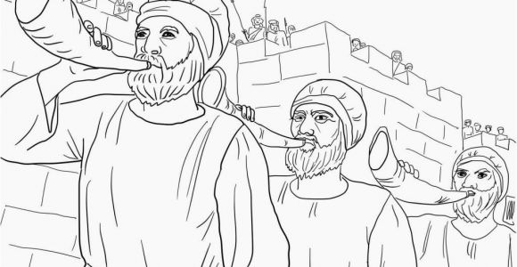 Joshua and the Battle Of Jericho Coloring Page Coloring Pages Battle Jericho Coloring Home