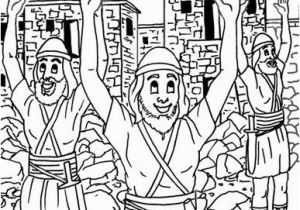 Joshua and the Battle Of Jericho Coloring Page Creative Streams Bible Coloring Pages for Kids