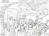 Joshua and the Battle Of Jericho Coloring Page Joshua and the Fall Of Jericho Bible Coloring Pages