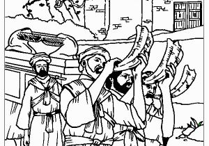 Joshua and the Battle Of Jericho Coloring Page Joshua and the Wall Jericho Coloring Pages Coloring Home