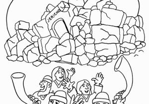 Joshua and the Battle Of Jericho Coloring Page Joshua Fought the Battle Of Jericho Coloring Pages