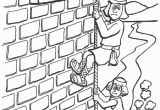 Joshua and the Battle Of Jericho Coloring Pages Coloring Pages Joshua and Rahab Sketch Coloring Page