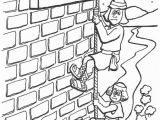 Joshua and the Battle Of Jericho Coloring Pages Coloring Pages Joshua and Rahab Sketch Coloring Page