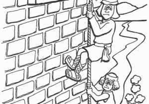 Joshua and the Battle Of Jericho Coloring Pages Coloring Pages Joshua and Rahab Sketch Coloring Page
