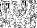 Joshua and the Battle Of Jericho Coloring Pages Joshua Jericho and the Promissed Land Coloring Pages