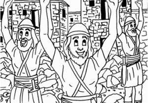 Joshua and the Battle Of Jericho Coloring Pages Joshua Jericho and the Promissed Land Coloring Pages