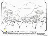 Joshua and the Promised Land Coloring Page Joshua and the Battle Jericho Coloring Pages Simple Color Pages