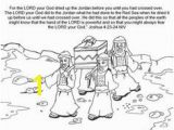 Joshua Crossing the Jordan Coloring Page 107 Best Bible Joshua Images On Pinterest In 2018