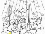 Joshua Crossing the Jordan Coloring Page 43 Best Joshua Images