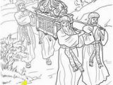 Joshua Crossing the Jordan Coloring Page 991 Best Bible Coloring Pages Images On Pinterest In 2018