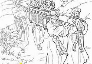 Joshua Crossing the Jordan Coloring Page 991 Best Bible Coloring Pages Images On Pinterest In 2018