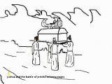 Joshua Crossing the Jordan Coloring Page Joshua and the Battle Jericho Coloring Pages Sun Stands Still