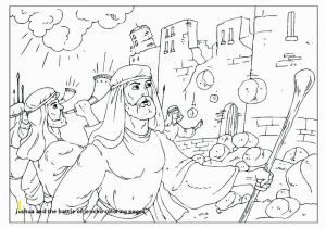 Joshua Crossing the Jordan Coloring Page Joshua and the Battle Jericho Coloring Pages Sun Stands Still