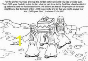 Joshua Crossing the Jordan River Coloring Page 107 Best Bible Joshua Images