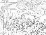 Joshua Crossing the Jordan River Coloring Page Tejaswini Pillai Sangore Pillaisangore On Pinterest