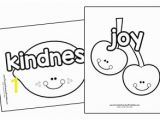 Joy Fruit Of the Spirit Coloring Page Fruit Of the Spirit Printables Christian Preschool Printables