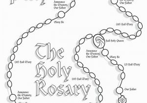 Joyful Mysteries Coloring Pages Rosary Coloring Page Unique Awesome Rosary Coloring Page Coloring