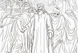 Judas Betrays Jesus with A Kiss Coloring Page Judas Betrays Jesus with A Kiss Coloring Page