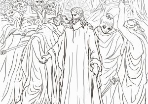 Judas Betrays Jesus with A Kiss Coloring Page Judas Betrays Jesus with A Kiss Coloring Page