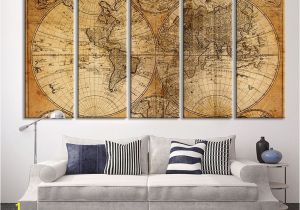 Jumbo Wall Murals Cheap Oversized Canvas Art Prints Vintage World Map Canvas Print X