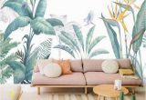 Jungle Mural Wall Hanging Jungle Wallpaper Mural Tropical Rainforest Jungle Green