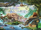 Jungle Scene Wall Mural for Mural