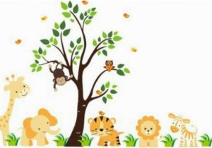 Jungle theme Wall Murals Jungle theme Nursery Dzieci Pinterest