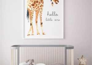 Jungle themed Nursery Wall Murals Giraffe Animal Nursery Decor Nursery Wall Art Printable