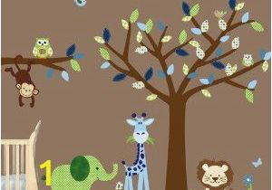 Jungle Wall Murals Nursery Amazon Childrens Jungle Wall Decals Nursery Room