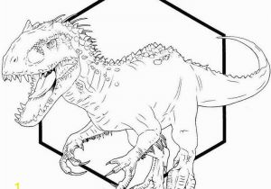 Jurassic Park T Rex Coloring Pages Indominus Rex Dino Coloring Printable Sheet