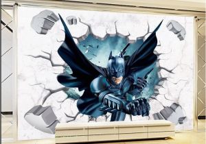 Justice League Wall Mural Klf Batman Art Vinyl Wall Stickers Wall Decals Mural Kids Nursery Home Decor