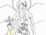 Kateri Tekakwitha Coloring Page Saint Kateri Tekakwitha Catholic Coloring Page Feast Day is July