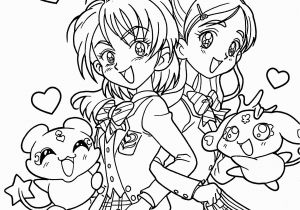 Kawaii Anime Girl Coloring Pages Cute Anime Chibi Girl Coloring Pages Beautiful Printable Coloring