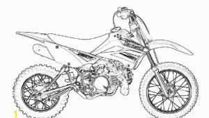 Kawasaki Dirt Bike Coloring Pages Dirt Bike Coloring Pages Kawasaki Klx Coloring4free Coloring4free