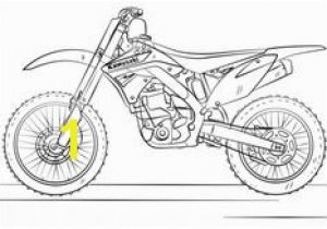 Kawasaki Dirt Bike Coloring Pages Graafwagen In Actie