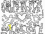 Keith Haring Coloring Pages 403 Best Kid Art Sillouette Haring Images In 2020