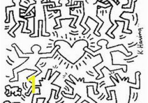Keith Haring Coloring Pages 403 Best Kid Art Sillouette Haring Images In 2020
