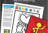 Keith Haring Coloring Pages Keith Haring Art History Worksheets and Art Activities