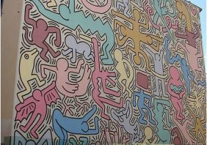 Keith Haring Wall Mural Keith Haring Mural In Pisa Italy