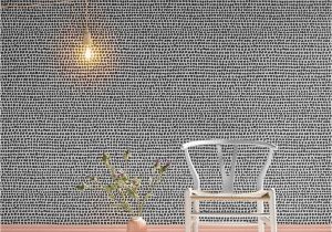 Kelly Hoppen Wall Mural Dots Black & White Wallpaper Grahambrownus