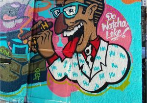 Kendrick Lamar Wall Mural Graffiti Art On Harrison Street In Oakland California Rap