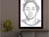 Kendrick Lamar Wall Mural Kendrick Lamar Lyric Poster Cool Stuff for Home