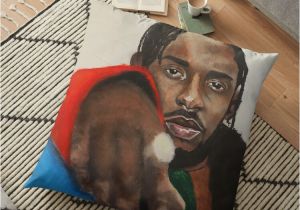 Kendrick Lamar Wall Mural Kendrick Lamar Portrait Fan Art Wall Art Rap Rapper Cool Painting Acrylic Dope Damn Album Masculine T Present Music Lyrics Realisim Goat Hiphop