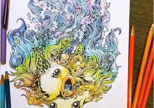 Kerby Rosanes Coloring Pages Coloring Book for Adults Titled Doodle Invasion by Kerby