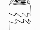 Ketchup Bottle Coloring Page Can Coloring Page Arts and Crafts