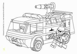 Kids Coloring Pages Fire Truck Lego City Fire Truck Coloring Page