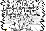 Kids Dance Coloring Pages Hip Hop Dance Coloring Pages